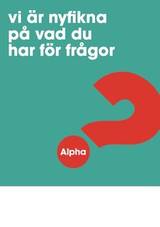 Alpha - Affisch - A3 - Turkos, en produkt från Nya Musik som utvecklar och engagerar människor i alla åldrar.