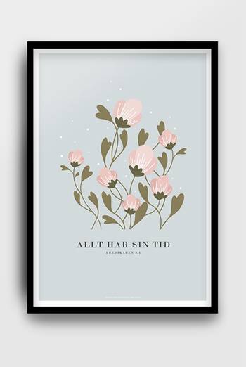 Poster - Allt har sin tid - A3, en produkt från Nya Musik som utvecklar och engagerar människor i alla åldrar.