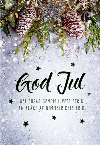 Julkort - Dubbelt med kuvert - KE22-1126, en produkt från Nya Musik som utvecklar och engagerar människor i alla åldrar.