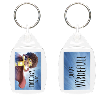 Nyckelring - Du är värdefull, en produkt från Nya Musik som utvecklar och engagerar människor i alla åldrar.