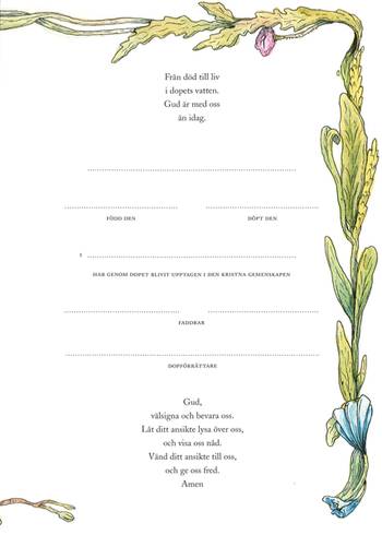 Dopbevis : Arken 10-pack, en produkt från Nya Musik som utvecklar och engagerar människor i alla åldrar.