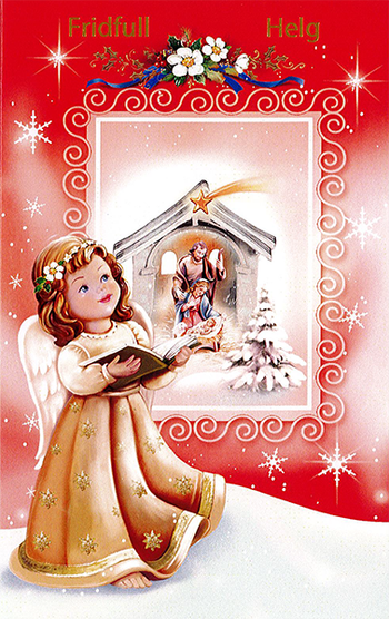 Julkort - Dubbelt med kuvert - CR060673-1, en produkt från Nya Musik som utvecklar och engagerar människor i alla åldrar.