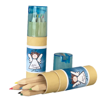 Färgpennor - Ängel - Älskad, unik, värdefull, en produkt från Nya Musik som utvecklar och engagerar människor i alla åldrar.