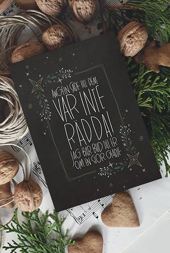 Vykort - Ängeln sade till dem: Var inte rädda, en produkt från Nya Musik som utvecklar och engagerar människor i alla åldrar.