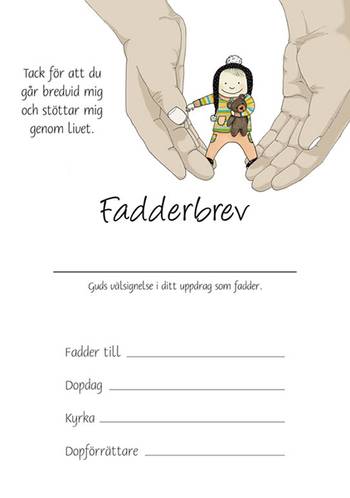 Fadderbrev - Guds famn - 10-pack, en produkt från Nya Musik som utvecklar och engagerar människor i alla åldrar.