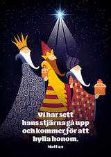 Julkort - Vise män, en produkt från Nya Musik som utvecklar och engagerar människor i alla åldrar.