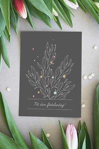 Vykort - På din födelsedag, en produkt från Nya Musik som utvecklar och engagerar människor i alla åldrar.