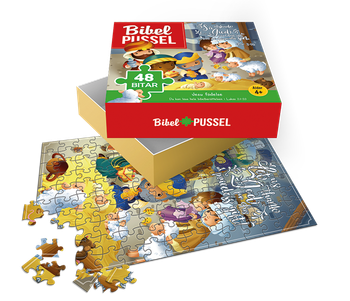 Bibelpussel - Jesu födelse, en produkt från Nya Musik som utvecklar och engagerar människor i alla åldrar.