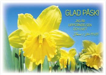 Vykort - Glad påsk, en produkt från Nya Musik som utvecklar och engagerar människor i alla åldrar.