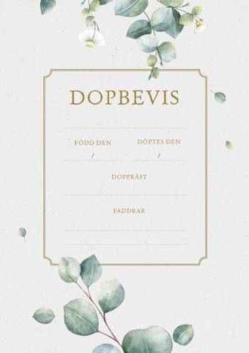 Dopbevis: Bladverk - 25-pack, en produkt från Nya Musik som utvecklar och engagerar människor i alla åldrar.