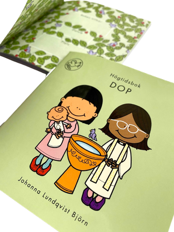 Högtidsbok Dop, en produkt från Nya Musik som utvecklar och engagerar människor i alla åldrar.