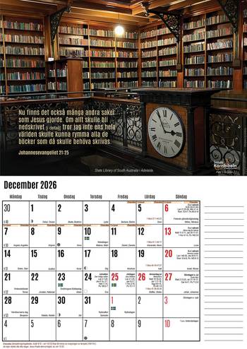 Bibelkalendern - 2026, en produkt från Nya Musik som utvecklar och engagerar människor i alla åldrar.