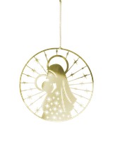 Hängdekoration - Maria och Jesusbarnet, en produkt från Nya Musik som utvecklar och engagerar människor i alla åldrar.