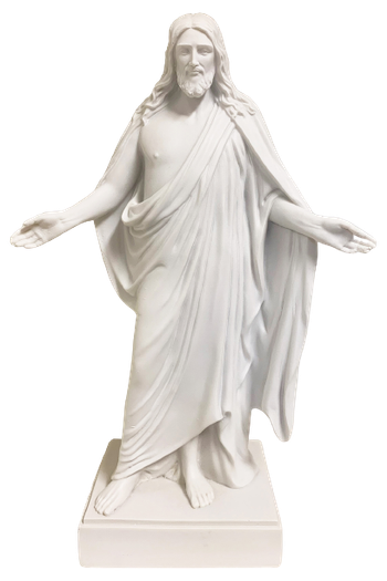 Kristusstaty vit - 12 cm, en produkt från Nya Musik som utvecklar och engagerar människor i alla åldrar.