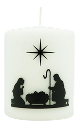 Blockljus - Julkrubba - 6 cm, en produkt från Nya Musik som utvecklar och engagerar människor i alla åldrar.