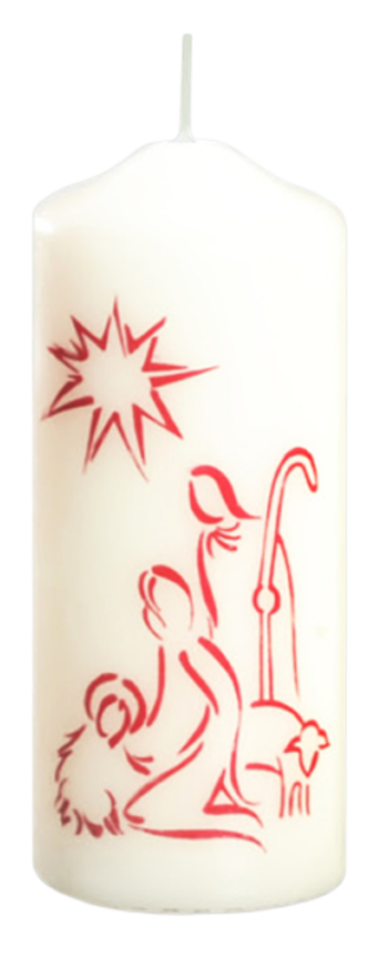 Blockljus - Julkrubba - 12 cm, en produkt från Nya Musik som utvecklar och engagerar människor i alla åldrar.