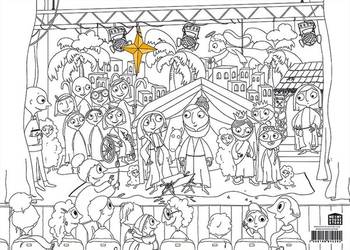 Adventskalender - Guds gåva, en produkt från Nya Musik som utvecklar och engagerar människor i alla åldrar.