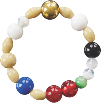 Stora Frälsarkransen av glas, en produkt från Nya Musik som utvecklar och engagerar människor i alla åldrar.