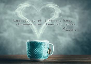 Vykort -Lägg allt du gör i Herrens hand, en produkt från Nya Musik som utvecklar och engagerar människor i alla åldrar.