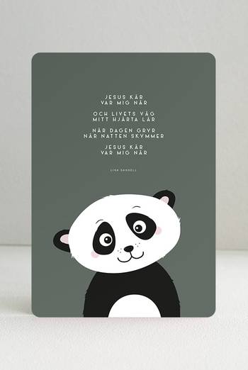 Kort - Jesus kär, var mig när- Stort - Söt Panda, en produkt från Nya Musik som utvecklar och engagerar människor i alla åldrar.