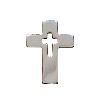 Pin – Kors - Silverfärgad, en produkt från Nya Musik som utvecklar och engagerar människor i alla åldrar.