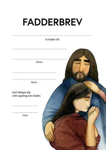 Fadderbrev – Jesus välsignar, en produkt från Nya Musik som utvecklar och engagerar människor i alla åldrar.