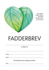 Fadderbrev – lövhjärta, en produkt från Nya Musik som utvecklar och engagerar människor i alla åldrar.