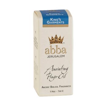 Oljeflaska med parfym – Konungens klädnad, en produkt från Nya Musik som utvecklar och engagerar människor i alla åldrar.