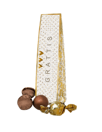 Chokladkort - Grattis, en produkt från Nya Musik som utvecklar och engagerar människor i alla åldrar.