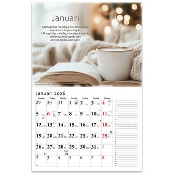 Blott en dag 2026 - Väggalmanacka - Lina Sandell, en produkt från Nya Musik som utvecklar och engagerar människor i alla åldrar.