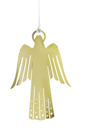 Hänge - Ängel - Guldfärgad, en produkt från Nya Musik som utvecklar och engagerar människor i alla åldrar.