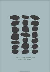 Poster -Varje dags bekymmer vill han bära - A3, en produkt från Nya Musik som utvecklar och engagerar människor i alla åldrar.