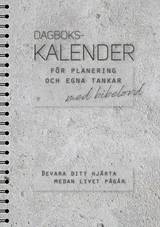 Dagbokskalender med bibelord - Grå, en produkt från Nya Musik som utvecklar och engagerar människor i alla åldrar.