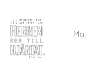 Dagbokskalender med bibelord - Grå, en produkt från Nya Musik som utvecklar och engagerar människor i alla åldrar.