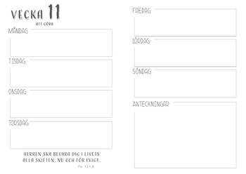 Kreativ kalender med bibelord - Svart, en produkt från Nya Musik som utvecklar och engagerar människor i alla åldrar.