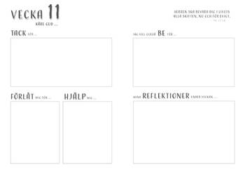 Kreativ kalender med bibelord - Svart, en produkt från Nya Musik som utvecklar och engagerar människor i alla åldrar.