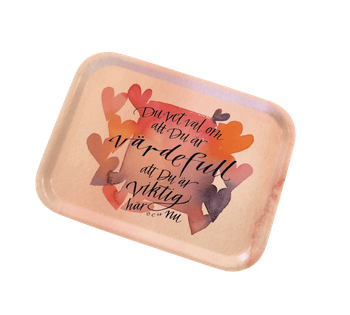 Bricka - Du vet väl om att du är värdefull, en produkt från Nya Musik som utvecklar och engagerar människor i alla åldrar.