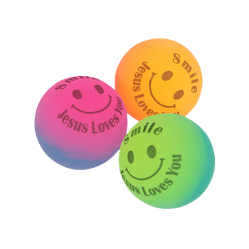 Studsbollar - Smile Jesus Loves You, en produkt från Nya Musik som utvecklar och engagerar människor i alla åldrar.