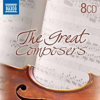 The Great Composers - 8-CD Box, en produkt från Nya Musik som utvecklar och engagerar människor i alla åldrar.