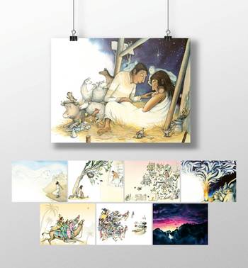 Barnens Bästa Bibel - Poster Julpaket, en produkt från Nya Musik som utvecklar och engagerar människor i alla åldrar.