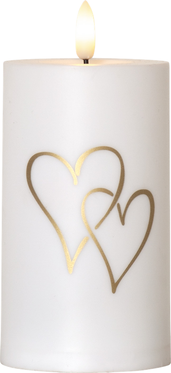 Led Ljus Flamme Heart, en produkt från Nya Musik som utvecklar och engagerar människor i alla åldrar.