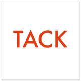 Dubbelt kort - Tack - röd text, en produkt från Nya Musik som utvecklar och engagerar människor i alla åldrar.