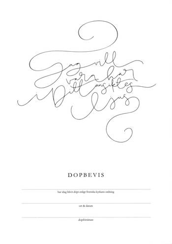 Dopbevis - Jag vill vara här - Svenska kyrkan, en produkt från Nya Musik som utvecklar och engagerar människor i alla åldrar.