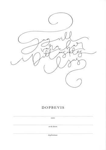 Dopbevis - Jag vill vara här - Frikyrkan, en produkt från Nya Musik som utvecklar och engagerar människor i alla åldrar.