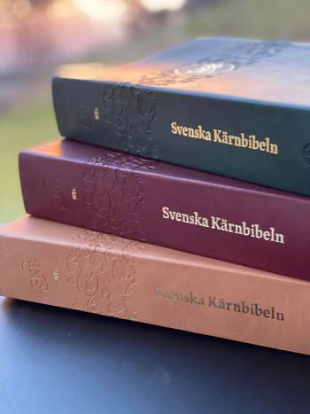 Svenska Kärnbibeln NT+ Konstskinn Sand, en produkt från Nya Musik som utvecklar och engagerar människor i alla åldrar.