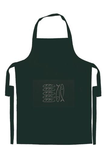 Förkläde - Fem bröd och två fiskar, en produkt från Nya Musik som utvecklar och engagerar människor i alla åldrar.