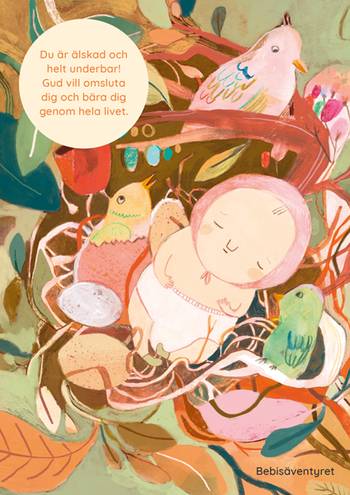 Kort - Du är älskad och helt underbar! - Bebisäventyret, en produkt från Nya Musik som utvecklar och engagerar människor i alla åldrar.