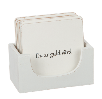 Glasunderlägg - Olika texter, en produkt från Nya Musik som utvecklar och engagerar människor i alla åldrar.