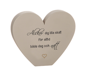 Stående hjärta - Älskar dig lilla skatt, en produkt från Nya Musik som utvecklar och engagerar människor i alla åldrar.