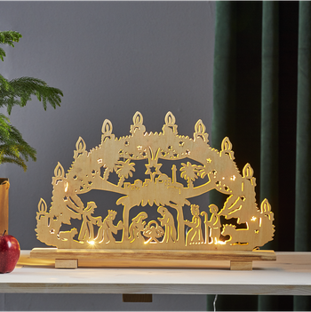 Ljusstake - Krubba - LED-belysning, en produkt från Nya Musik som utvecklar och engagerar människor i alla åldrar.